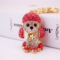 Cute Dog Alloy Women's Keychain sku image 1