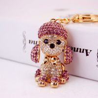 Cute Dog Alloy Women's Keychain sku image 4