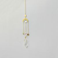 Simple Style Geometric Star Moon Artificial Crystal Alloy Pendant Artificial Decorations sku image 1