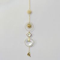 Simple Style Geometric Star Moon Artificial Crystal Alloy Pendant Artificial Decorations sku image 5
