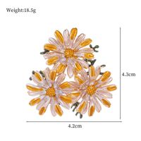 Simple Style Classic Style Leaves Flower Dragonfly Alloy Inlay Rhinestones Unisex Brooches main image 2