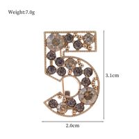 Style Simple Style Classique Feuilles Fleur Libellule Alliage Incruster Strass Unisexe Broches main image 3