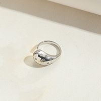 Copper 14K Gold Plated Vintage Style Simple Style Commute Inlay Round Fish Zircon Open Rings sku image 5