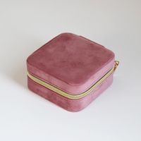 Casual Simple Style Solid Color Cloth Jewelry Boxes sku image 18