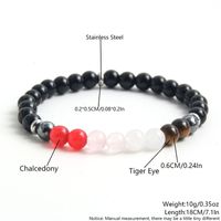 Beach Tropical Simple Style Color Block Natural Stone Beaded Women's Bracelets main image 2