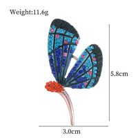 Simple Style Classic Style Animal Leaf Watermelon Alloy Inlay Artificial Rhinestones Women's Brooches main image 4