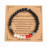 Beach Tropical Simple Style Color Block Natural Stone Beaded Women's Bracelets main image 3