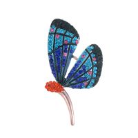 Simple Style Classic Style Animal Leaf Watermelon Alloy Inlay Artificial Rhinestones Women's Brooches sku image 5