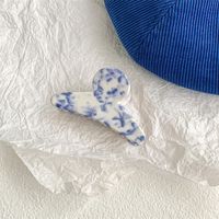 Ethnic Style Blue And White Porcelain Acetic Acid Sheets Stoving Varnish Hair Clip Hair Claws 1 Piece sku image 11