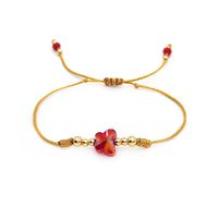 Wholesale Simple Style Butterfly Copper Beaded Drawstring Bracelets main image 3