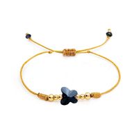 Wholesale Simple Style Butterfly Copper Beaded Drawstring Bracelets main image 2