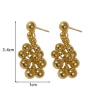 1 Pair Vintage Style Classic Style Solid Color Alloy Drop Earrings main image 3