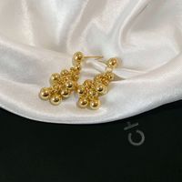 1 Pair Vintage Style Classic Style Solid Color Alloy Drop Earrings main image 5
