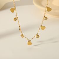 304 Stainless Steel 18K Gold Plated Casual Vintage Style Inlay Star Eye Butterfly Zircon Pendant Necklace main image 6