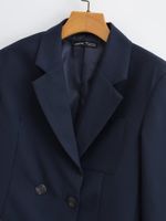 Women's Long Sleeve Blazers Pocket Elegant Solid Color main image 6