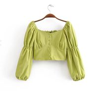 Women's Blouse Long Sleeve Blouses Streetwear Solid Color main image 4