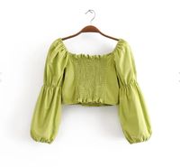 Women's Blouse Long Sleeve Blouses Streetwear Solid Color main image 5