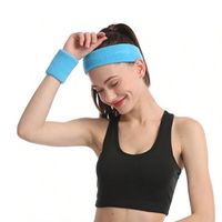 Women's Casual Sports Solid Color Polyester Elastic Band Hair Band main image 2