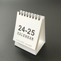 1 Piece Solid Color Learning Paper Casual Calendar sku image 2