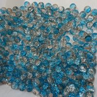 50 Pieces Diameter 10mm Glass Crack Beads sku image 17
