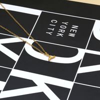 304 Stainless Steel 18K Gold Plated Casual Commute Plating Fish Tail Pendant Necklace main image 4