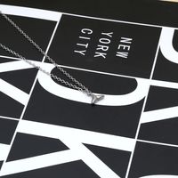 304 Stainless Steel 18K Gold Plated Casual Commute Plating Fish Tail Pendant Necklace main image 2