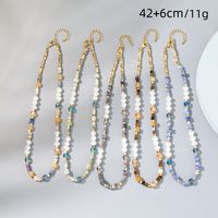 Wholesale Jewelry Vacation Ethnic Style Simple Style Color Block Arylic Glass Beaded main image 2