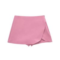 Summer Streetwear Solid Color Polyester Above Knee Skirts main image 2