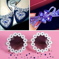 Simple Style Classic Style Solid Color Rhinestone Nail Patches 1 Set main image 6