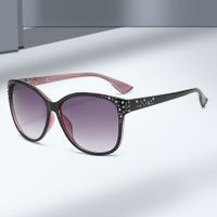 Simple Style Classic Style Color Block Pc Oval Frame Full Frame Women's Sunglasses main image 1