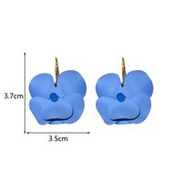 1 Pair Casual Vintage Style Flower Flowers Alloy Drop Earrings main image 3