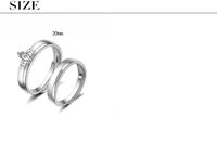 Copper Simple Style Classic Style Inlay Crown Zircon Rings main image 2