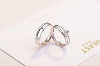 Copper Simple Style Classic Style Inlay Crown Zircon Rings main image 9