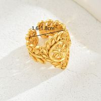 Copper Simple Style Classic Style Solid Color Open Rings main image 10