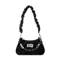 Women's Medium Pu Leather Solid Color Classic Style Streetwear Magnetic Buckle Underarm Bag sku image 1