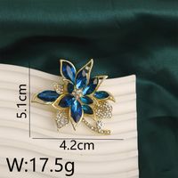 Elegant Simple Style Bee Dragonfly Alloy Plating Inlay Rhinestones Pearl Women's Brooches 1 Piece sku image 7