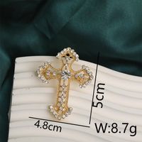 Elegant Simple Style Bee Dragonfly Alloy Plating Inlay Rhinestones Pearl Women's Brooches 1 Piece sku image 6