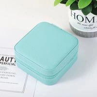 Casual Solid Color Pu Leather Jewelry Boxes sku image 5