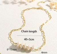 IG Style Round Freshwater Pearl Handmade 18K Gold Plated Women's Necklace main image 2