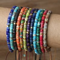 Simple Style Crystal Artificial Crystal Rope Beaded Unisex Drawstring Bracelets main image 1