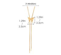 Sweet Butterfly Alloy Plating Women's Long Necklace main image 2