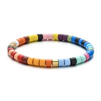 Bohemian Colorful Beaded Alloy Unisex Wristband 1 Piece sku image 7