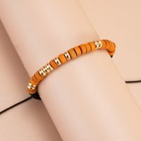 Simple Style Circle Wooden Beads Rope Knitting Mother'S Day Women's Drawstring Bracelets 1 Piece main image 3