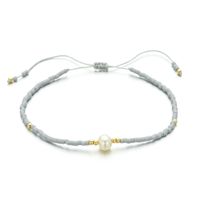 Ethnic Style Pearl Artificial Pearl Seed Bead Rope Beaded Plating Artificial Pearls Women's Bracelets sku image 9