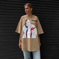 Femmes T-Shirt Manche Courte T-shirts Vêtement De Rue Dessin Animé main image 3