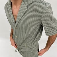 Men's Solid Color Printing Shorts Sets Men's Clothing main image 3