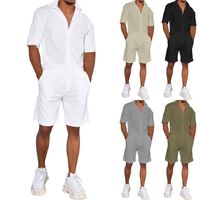 Frau Einfarbig Shorts-Sets Herren Bekleidung main image 5