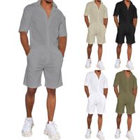 Women's Solid Color Shorts Sets Men's Clothing main image 4