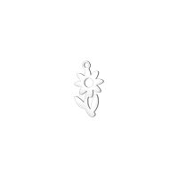 1 Piece Diameter 10mm Stainless Steel Dog Flower Ghost Polished Pendant sku image 6