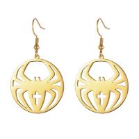 1 Paire Décontractée Style Simple Oiseau Cerf Placage Acier Inoxydable Boucles D'oreilles sku image 14